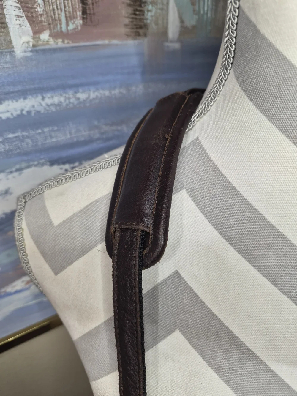 Wilsons Leather Dark Brown Leather Messenger Satchel